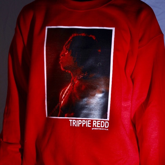 Red Trippie Redd Crewneck - Picture 1 of 3